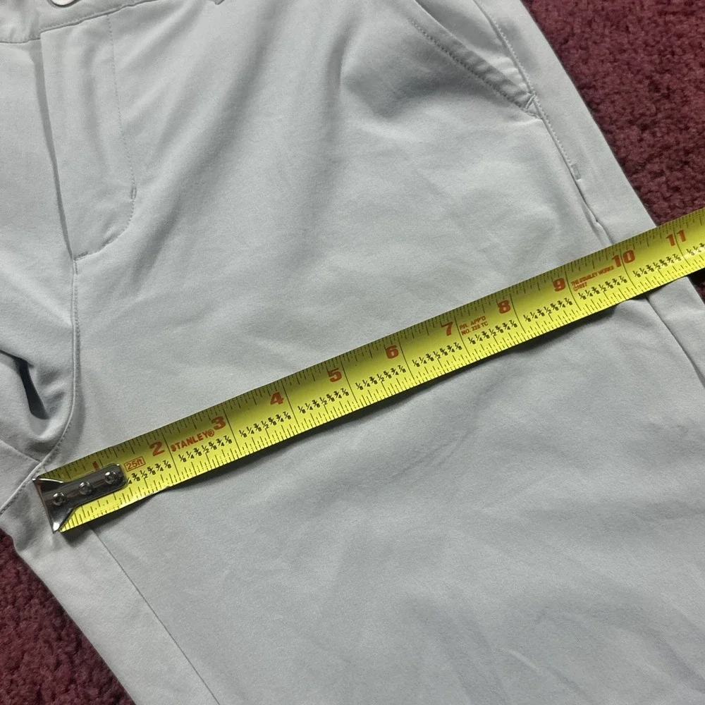 Macade Golf Jogger Pants Mens 30 Gray Slim Fit Zip Ankle Pockets Stretch
